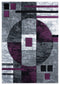 Carpets New Carpet - 63" x 90" x 0.5 Plum Olefin/Polypropylene Area Rug HomeRoots