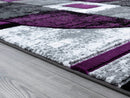 Carpets New Carpet - 63" x 90" x 0.5 Plum Olefin/Polypropylene Area Rug HomeRoots