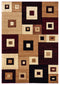 Carpets New Carpet 94" x 126" x 0.5" Burgundy Olefin/Polypropylene Area Rug 7218 HomeRoots