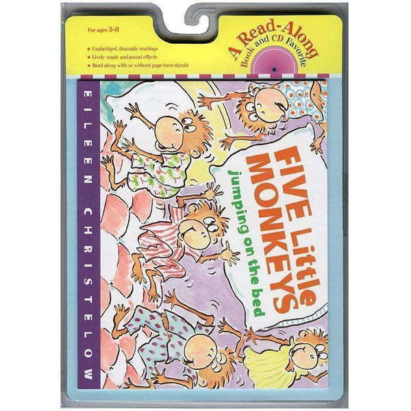 CARRY ALONG BOOK & CD FIVE LITTLE-Childrens Books & Music-JadeMoghul Inc.