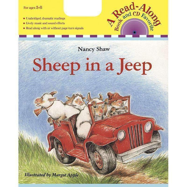 CARRY ALONG BOOK & CD SHEEP IN A-Childrens Books & Music-JadeMoghul Inc.