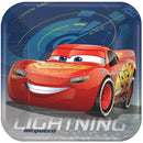Cars 3 9-Inch Square Plates [8 per Package]-Toys-JadeMoghul Inc.