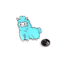 Cartoon Animal Lovely Little Sheep Alpaca Brooch Button Pins Pink Blue Brooch Denim Jacket Pin Badge Gift Cartoon Jewelry-blue-JadeMoghul Inc.