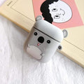 Cartoon Cute Wireless Earphone Case For AirPods 2 Silicone Charging Headphones Case for Air pods cases Protective luxury Cover AExp