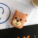 Cartoon Cute Wireless Earphone Case For AirPods 2 Silicone Charging Headphones Case for Air pods cases Protective luxury Cover AExp