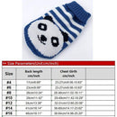 Cartoon Puppy Dog Sweater Winter Warm Clothing for Small Dogs Christmas Costume Chihuahua Coat Knitting Crochet Cloth Jersey JadeMoghul Inc. 