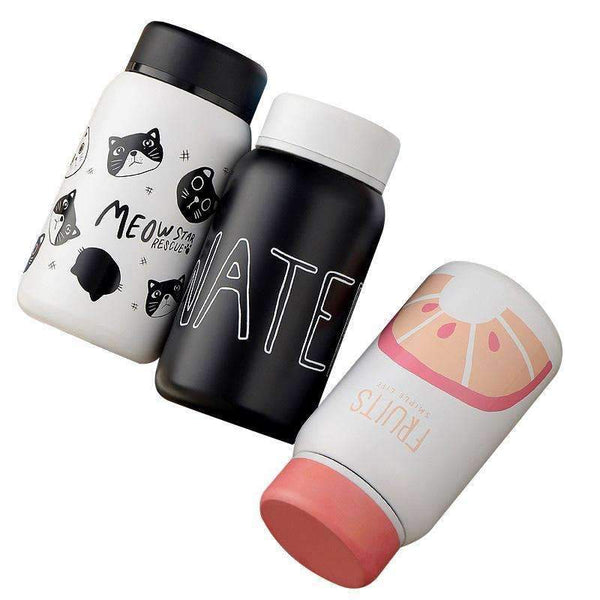 Cartoon Thermo Cup Adult Baby Bottle for Water Stainless Steel Baby Cup Thermos Bottle For Newborn Adult Children Insulation Cup-280ml-JadeMoghul Inc.