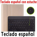 Case for iPad 10.2 Keyboard Case with Pencil Holder for Apple iPad 7 7th Generation A2197 A2198 Russian Spanish English Keyboard AExp