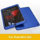 Case For iPad Air 1 2 3 mini 4 5 For iPad Pro 10.5 Silicone 360 Full Body Cover + Free Glass For iPad 2017 2018 9.7 5th 6th Case AExp