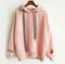 Cashmere Cute Pattern Embroidered Letter Women Hoodie-Pink-XXL-JadeMoghul Inc.