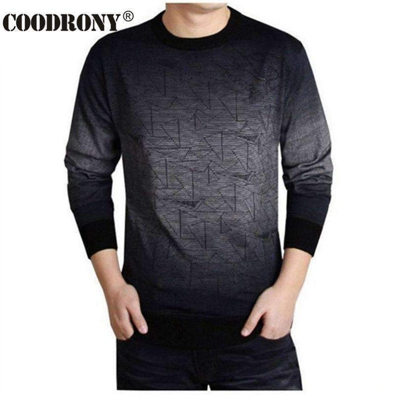 Cashmere Sweater For Men / Men Smart Casual Sweater-Blue-S-JadeMoghul Inc.