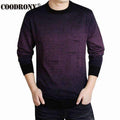 Cashmere Sweater For Men / Men Smart Casual Sweater-Purple-S-JadeMoghul Inc.