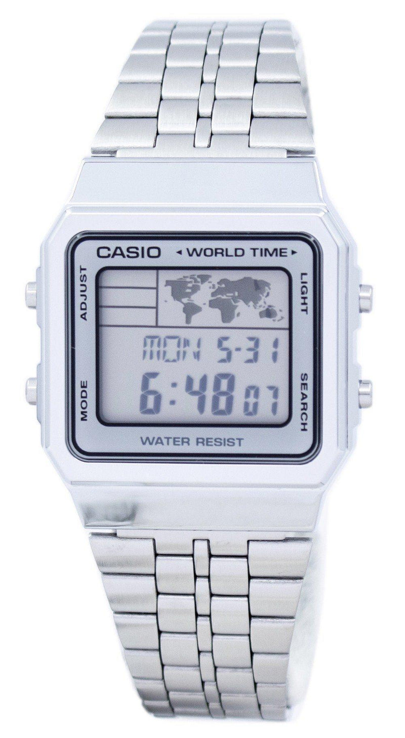 Casio Alarm World Time Digital A500WA-7DF Men's Watch-Branded Watches-JadeMoghul Inc.