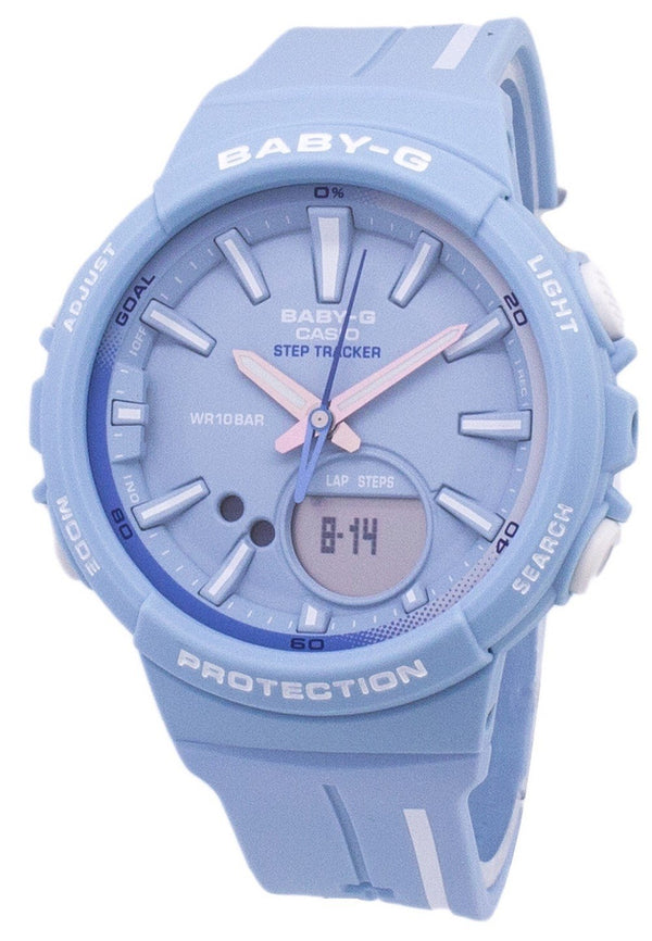 Casio Baby-G Step Tracker Shock Resistant BGS-100RT-2A BGS100RT-2A Women's Watch-Branded Watches-White-JadeMoghul Inc.