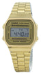 Casio Digital Alarm Chrono Stainless Steel A168WG-9WDF A168WG-9W Unisex Watch-Branded Watches-JadeMoghul Inc.