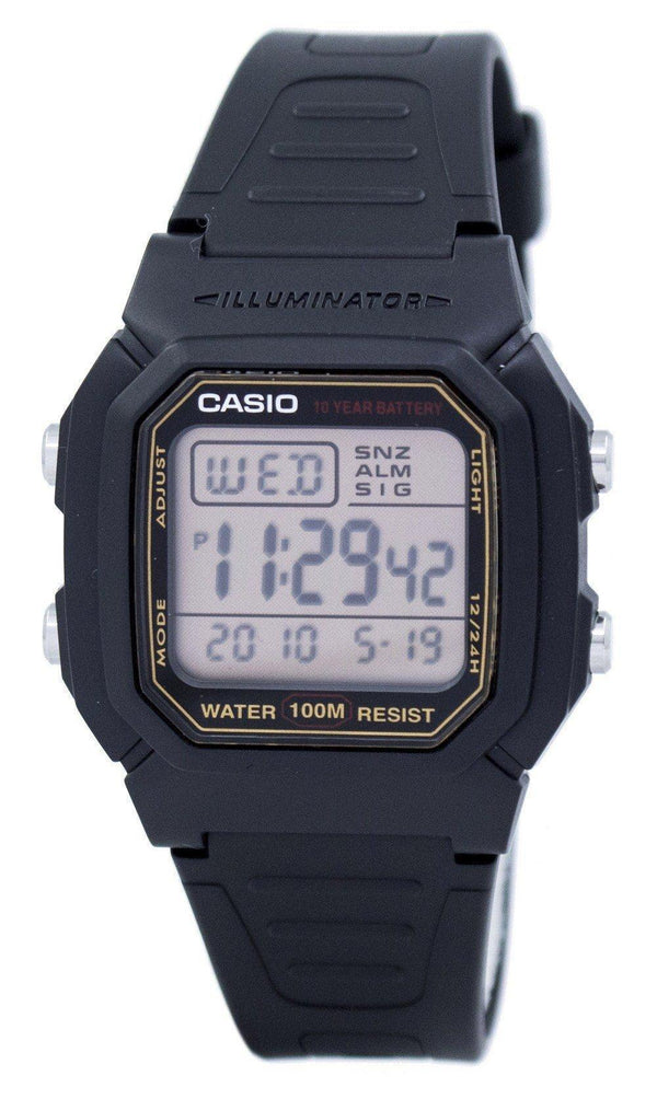 Casio Digital Alarm Illuminator W-800HG-9AVDF W-800HG-9AV Men's Watch-Branded Watches-JadeMoghul Inc.