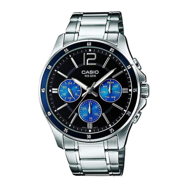 Casio Enticer Analog Quartz MTP-1374D-2AV MTP1374D-2AV Men's Watch-Brand Watches-JadeMoghul Inc.