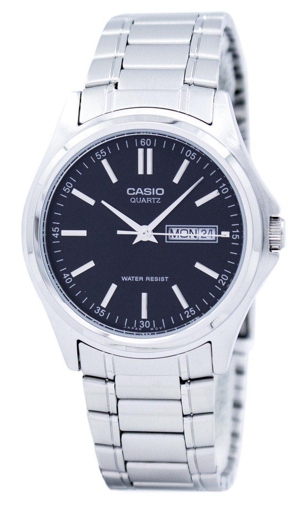Casio Enticer Quartz Analog Black Dial MTP-1239D-1ADF MTP-1239D-1A Men's Watch-Branded Watches-JadeMoghul Inc.
