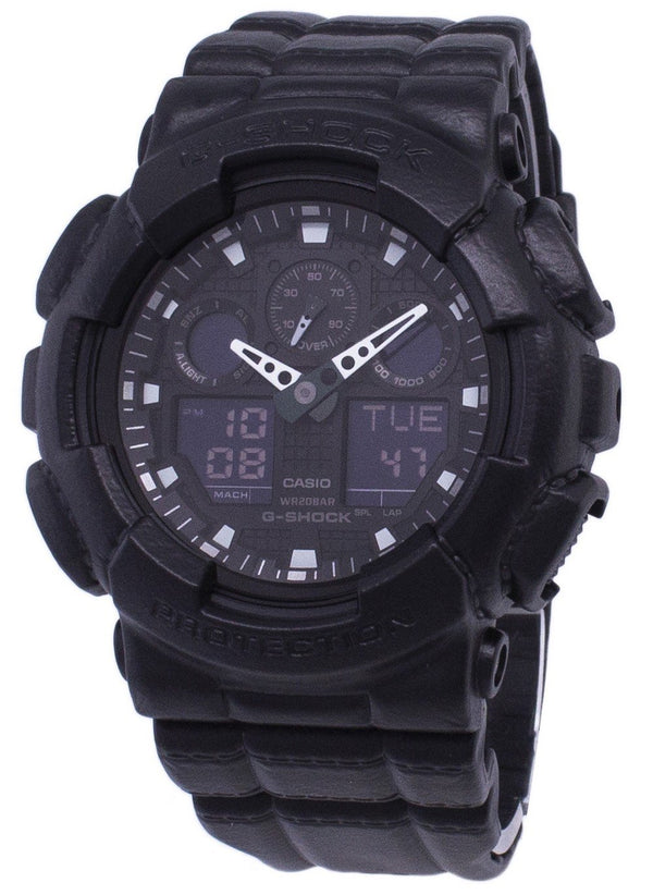 Casio G-Shock Analog Digital 200M GA100BT-1A GA-100BT-1A Men's Watch-Branded Watches-Blue-JadeMoghul Inc.