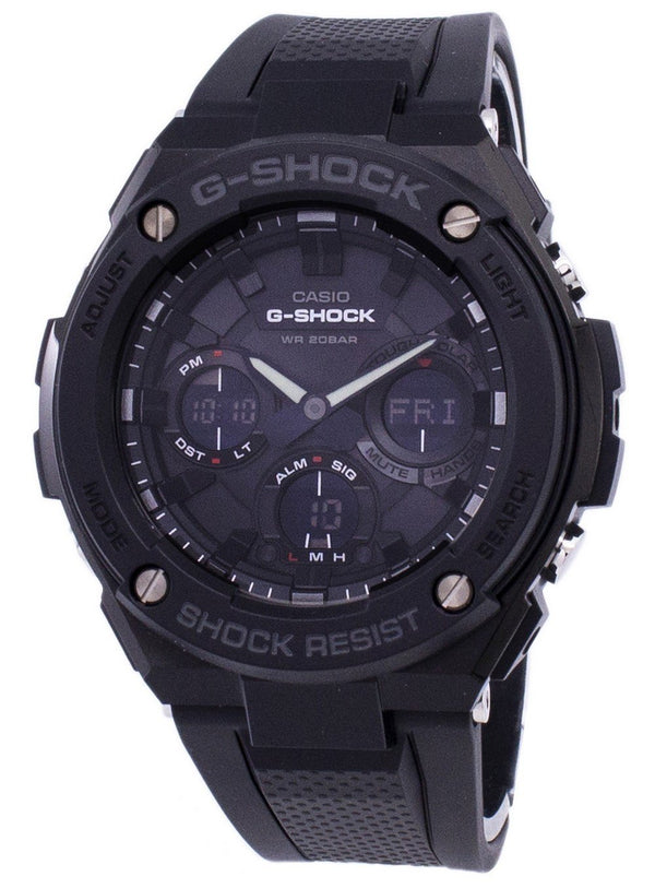 Casio G-Shock G-STEEL Analog-Digital World Time GST-S100G-1B GSTS100G-1B Men's Watch-Branded Watches-Black-JadeMoghul Inc.