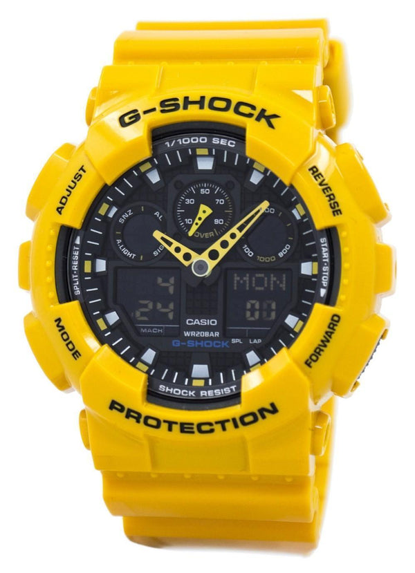 Casio G-Shock GA-100A-9ADR GA100A-9ADR Velocity Indicator Alarm Men's Watch-Branded Watches-JadeMoghul Inc.