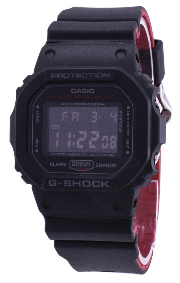 Casio Illuminator G-Shock Chrono Digital DW-5600HR-1 DW5600HR-1 Men's Watch-Branded Watches-JadeMoghul Inc.