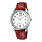 Casio Quartz White Dial Brown Leather Strap MTP-1175E-7BDF MTP1175E-7BDF Men's Watch-Brand Watches-JadeMoghul Inc.