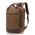 Casual Canvas Bag - Computer Backpack - Student Shoulder Bags-coffee-JadeMoghul Inc.