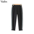 Casual Cotton Elastic Waist Streetswear-as picture 1-S-JadeMoghul Inc.