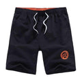 Casual Men Shorts / Men Quick Drying Summer Style Solid Polyester Clothing-black O-L-JadeMoghul Inc.