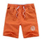 Casual Men Shorts / Men Quick Drying Summer Style Solid Polyester Clothing-Orange O-L-JadeMoghul Inc.