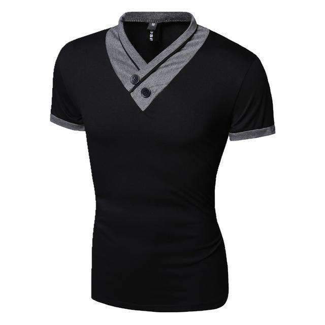 Casual Men T-Shirt / Solid Men T-Shirt-Black-M-JadeMoghul Inc.