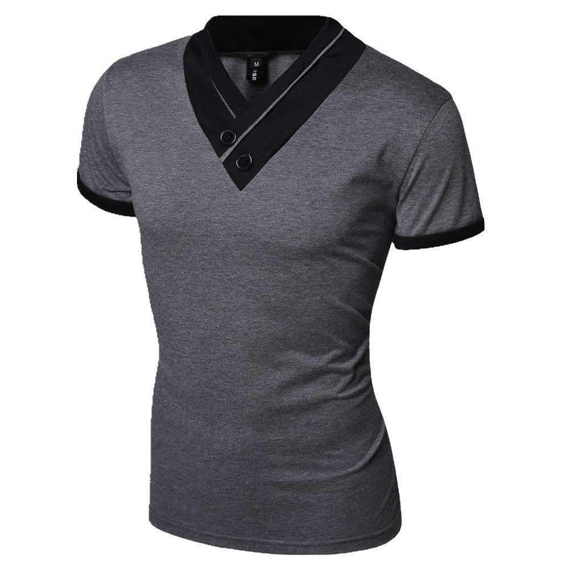 Casual Men T-Shirt / Solid Men T-Shirt-Black-M-JadeMoghul Inc.