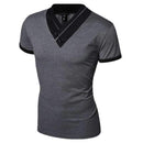 Casual Men T-Shirt / Solid Men T-Shirt-Dark Grey-M-JadeMoghul Inc.
