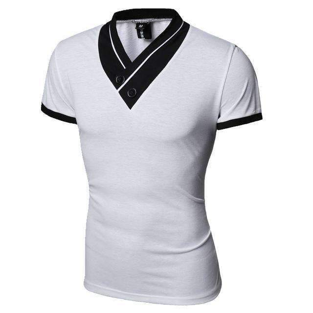 Casual Men T-Shirt / Solid Men T-Shirt-White-M-JadeMoghul Inc.