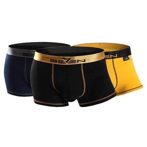 Casual Men Underwear/Comfortable 3 Pcs\Pack Colorful Boxers-Boxers Sets 1-XL-JadeMoghul Inc.