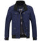 Casual Military Jacket - ALL Season Outerwear-Blue-M-JadeMoghul Inc.