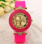 Casual Quartz Watch Women - Crystal Silicone Watch - Dress Wrist Watch-rosy-JadeMoghul Inc.