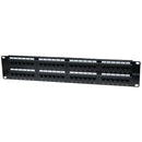 CAT-6 UTP Patch Panel, 48 Port, 2U-Cables, Connectors & Accessories-JadeMoghul Inc.