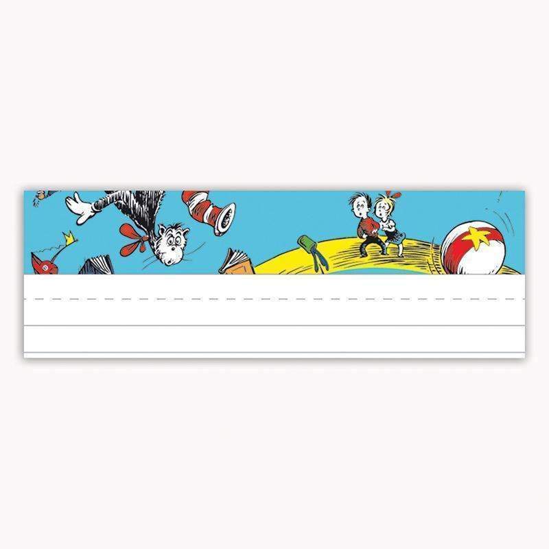 CAT IN THE HAT NAME PLATES-Learning Materials-JadeMoghul Inc.