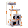 Cat's Tree Tower Condo Scratcher Home Furniture Pets House Hammock Cats Climbing Furniture Pets House Hammock Cat's Tree Tower JadeMoghul Inc. 