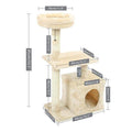 Cat's Tree Tower Condo Scratcher Home Furniture Pets House Hammock Cats Climbing Furniture Pets House Hammock Cat's Tree Tower JadeMoghul Inc. 