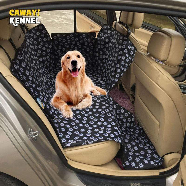 CAWAYI KENNEL Dog Carriers Waterproof Rear Back Pet Dog Car Seat Cover Mats Hammock Protector with Safety Belt Transportin Perro JadeMoghul Inc. 