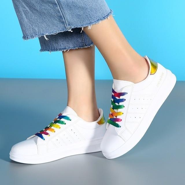 CBJSHO New White Vulcanize Shoes Women Cotton Fabric Casual Shoes Female Low Flat Ladies Shoes Sneakers Zapatos Tenis Feminino-Assorted-6-JadeMoghul Inc.