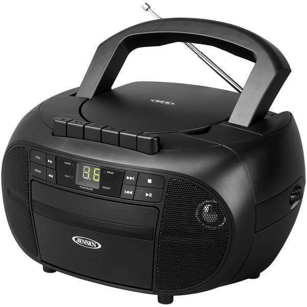 CD Players & Boomboxes Portable Stereo Cassette Recorder & CD Player with AM/FM Radio Petra Industries
