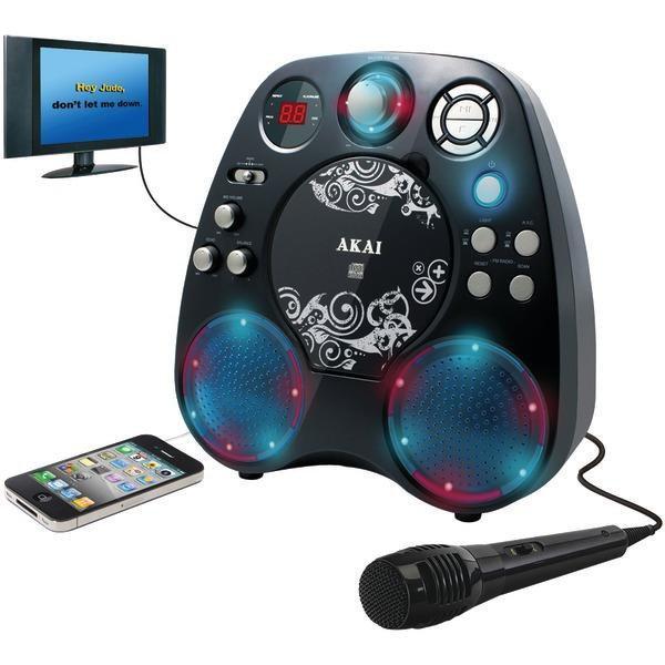CD+G Karaoke Player with Light Effects-Karaoke Players-JadeMoghul Inc.