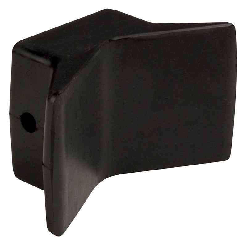 C.E. Smith Bow Y-Stop - 4" x 4" - Black Natural Rubber [29550]-Rollers & Brackets-JadeMoghul Inc.