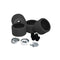 C.E. Smith Ribbed Roller Replacement Kit - 4 Pack - Black [29210]-Rollers & Brackets-JadeMoghul Inc.