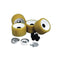 C.E. Smith Ribbed Roller Replacement Kit - 4 Pack - Gold [29310]-Rollers & Brackets-JadeMoghul Inc.