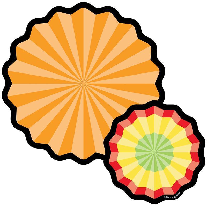 CELEBRATE COLORFUL CUTOUTS FANS-Learning Materials-JadeMoghul Inc.